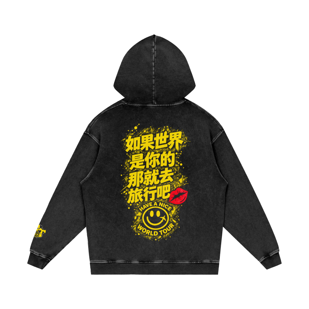 Enter The World Tour Loose Cotton Hoodie