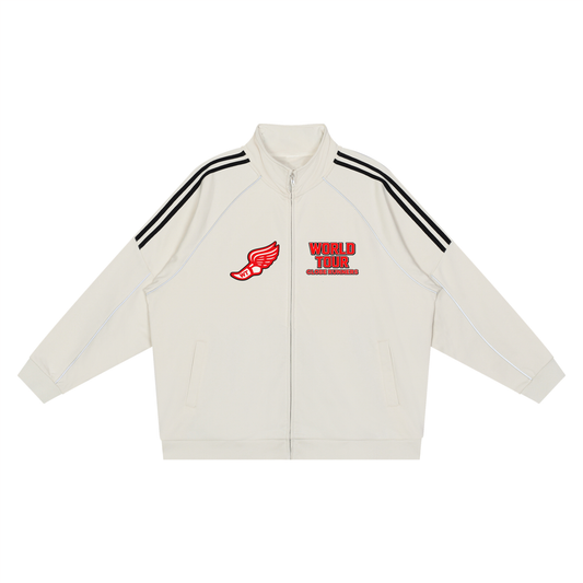 Run It Up Reflection Striped Raglan Sleeve  Jacket (Away)