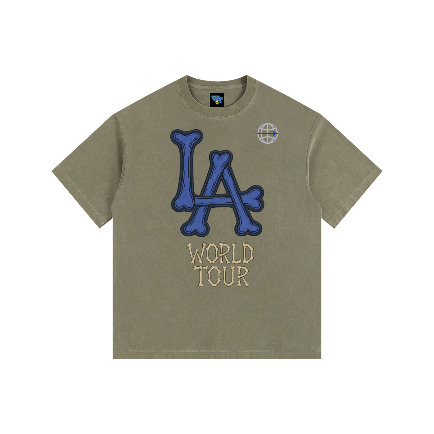 Vintage Washed Oversized Cotton T-Shirt