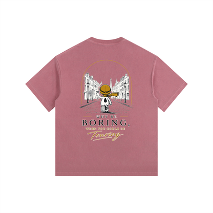 Vintage Washed Oversized Cotton T-Shirt