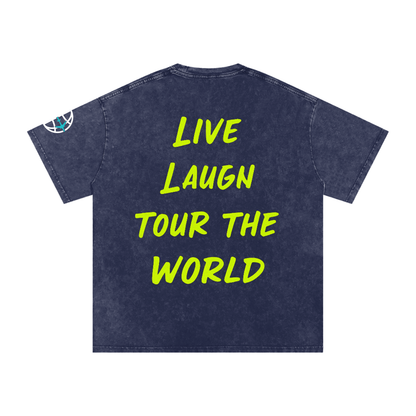 Neon Smiley Cotton T-Shirt