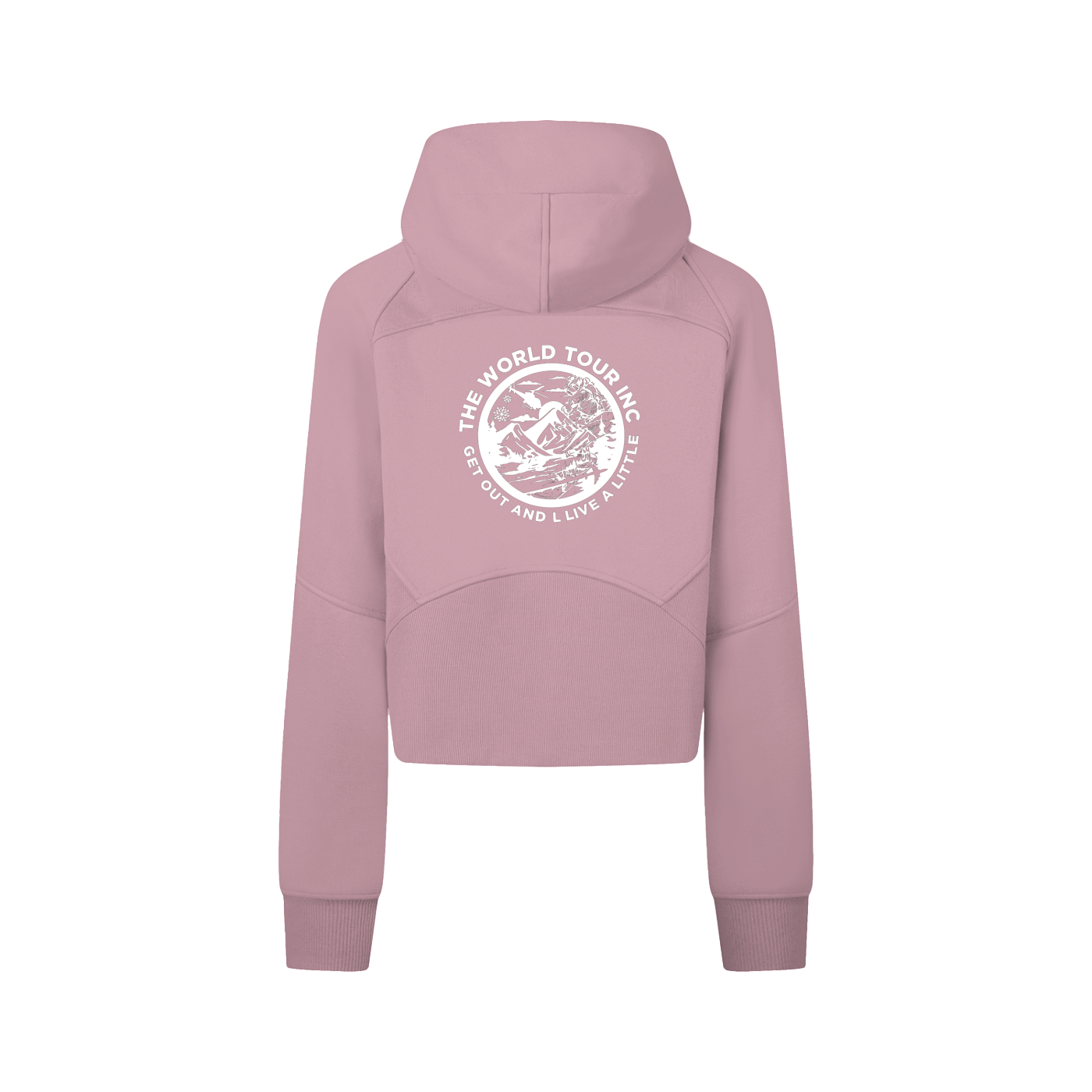 Winter games Cropped Zip-Through Hoodie