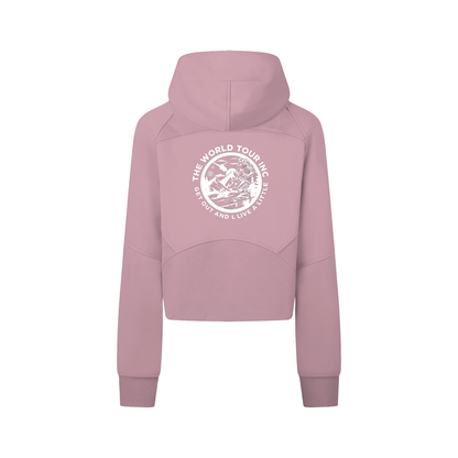 Winter games Cropped Zip-Through Hoodie