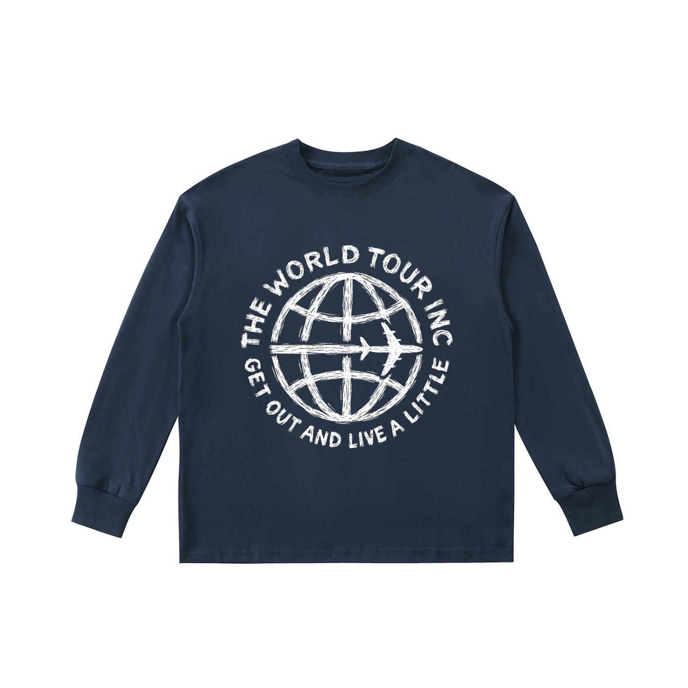 Kids' Globe Cotton Long-Sleeve Tee