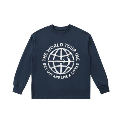 Kids' Globe Cotton Long-Sleeve Tee