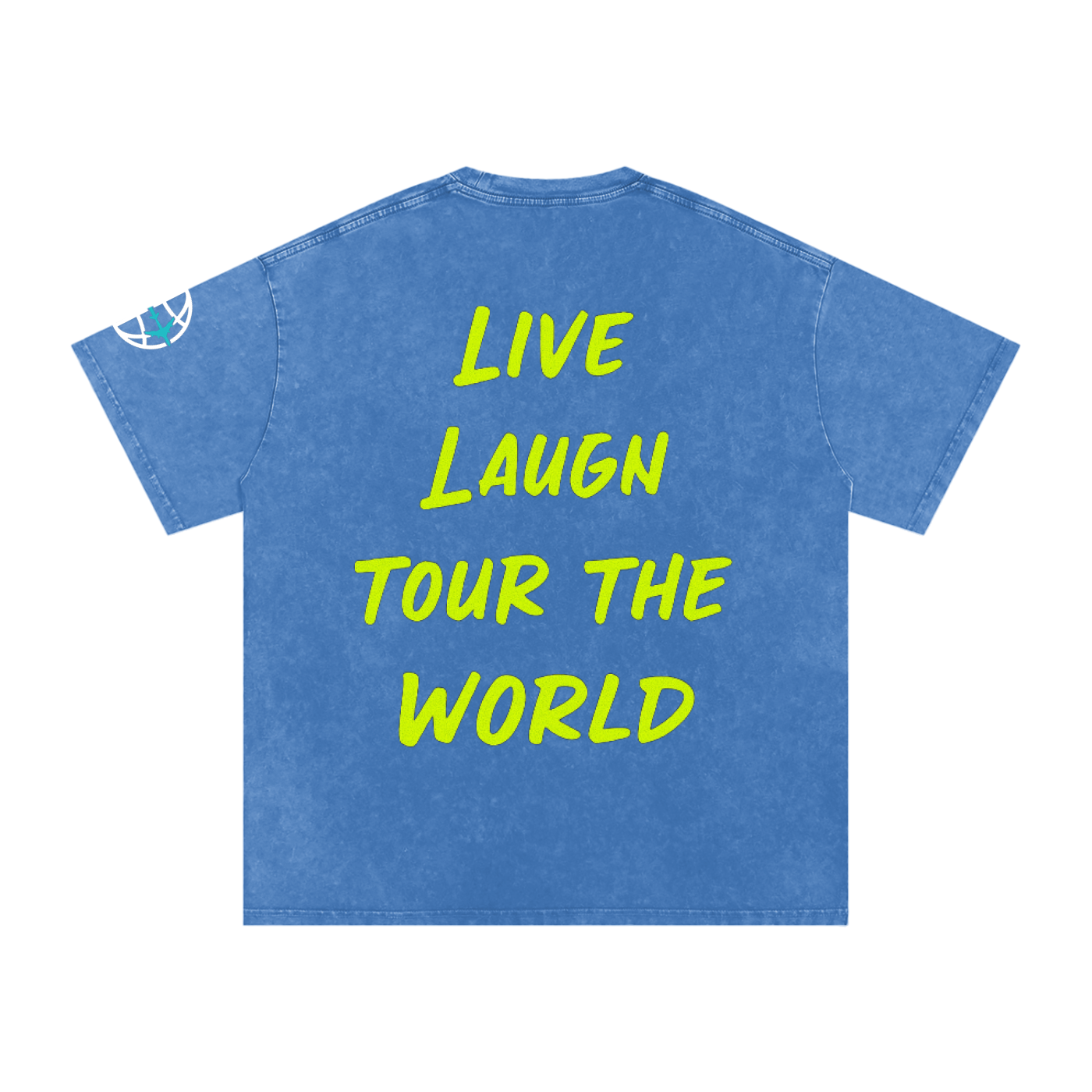 Neon Smiley Cotton T-Shirt