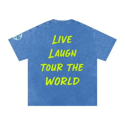 Neon Smiley Cotton T-Shirt