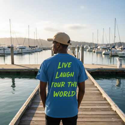 Neon Smiley Cotton T-Shirt