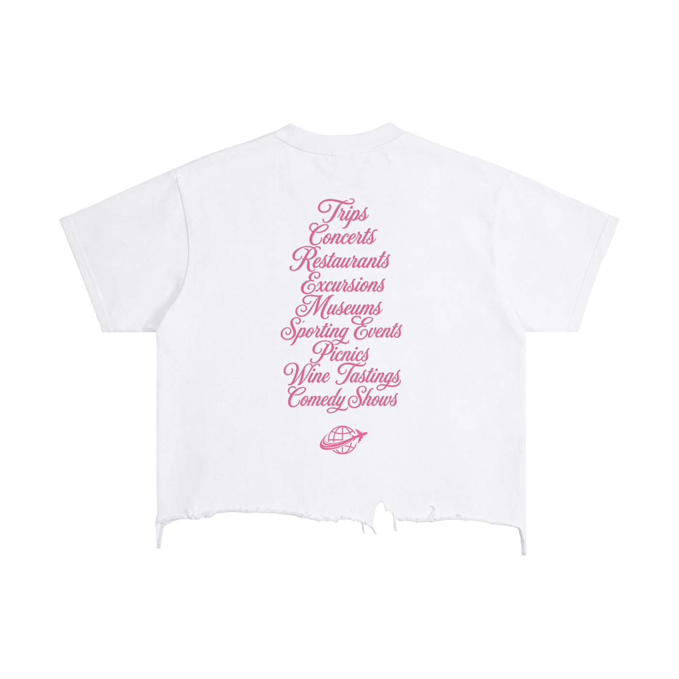 Vintage Wash Boxy Distressed Hem T-Shirt