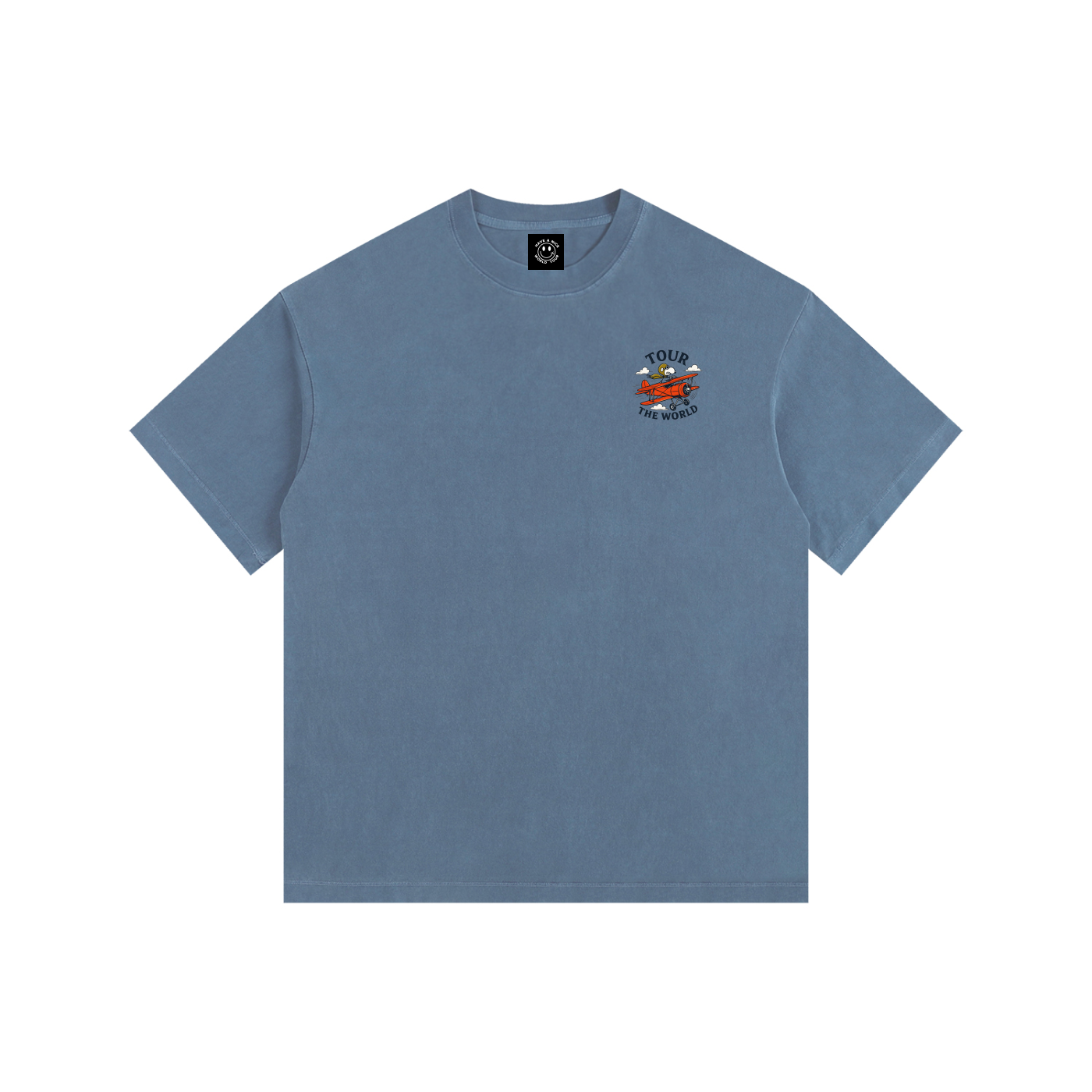 Vintage Washed Oversized Cotton T-Shirt