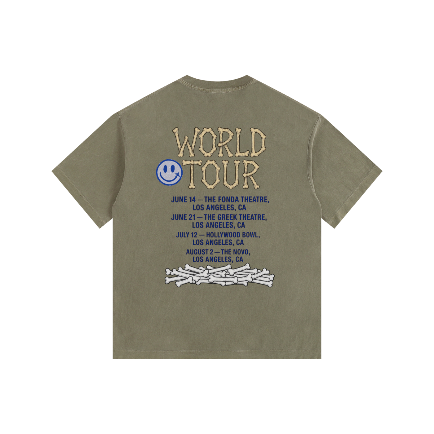 Vintage Washed Oversized Cotton T-Shirt