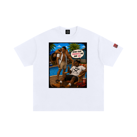 Grab and Go (Pick Me Up)  Cotton T-Shirt