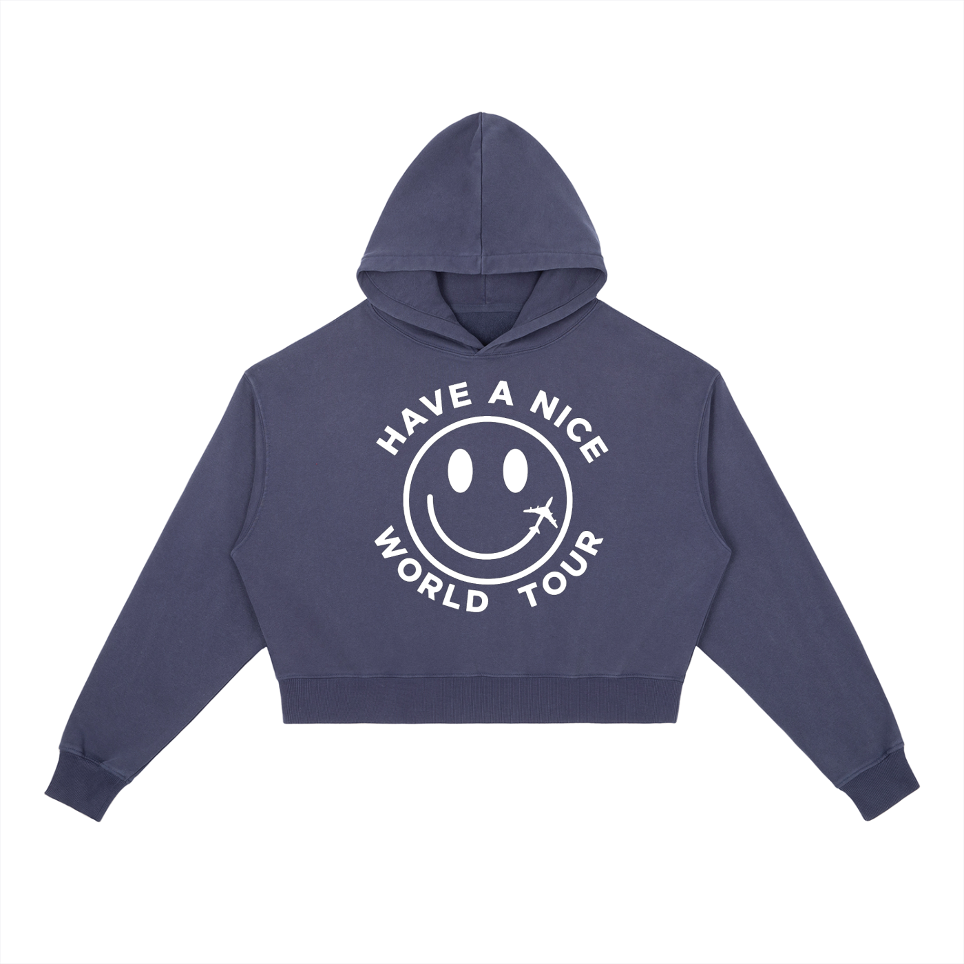 Women’s Smiley Crop Hoodie