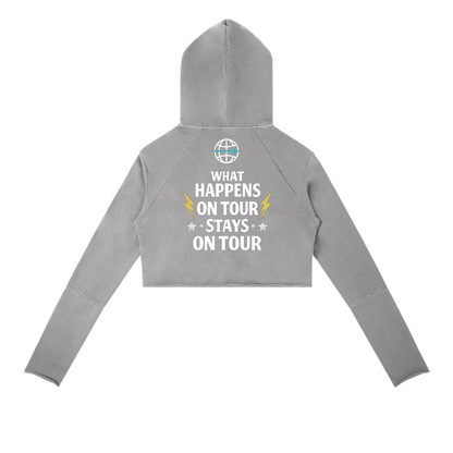 Vintage Washed Raw Edge Hoodie