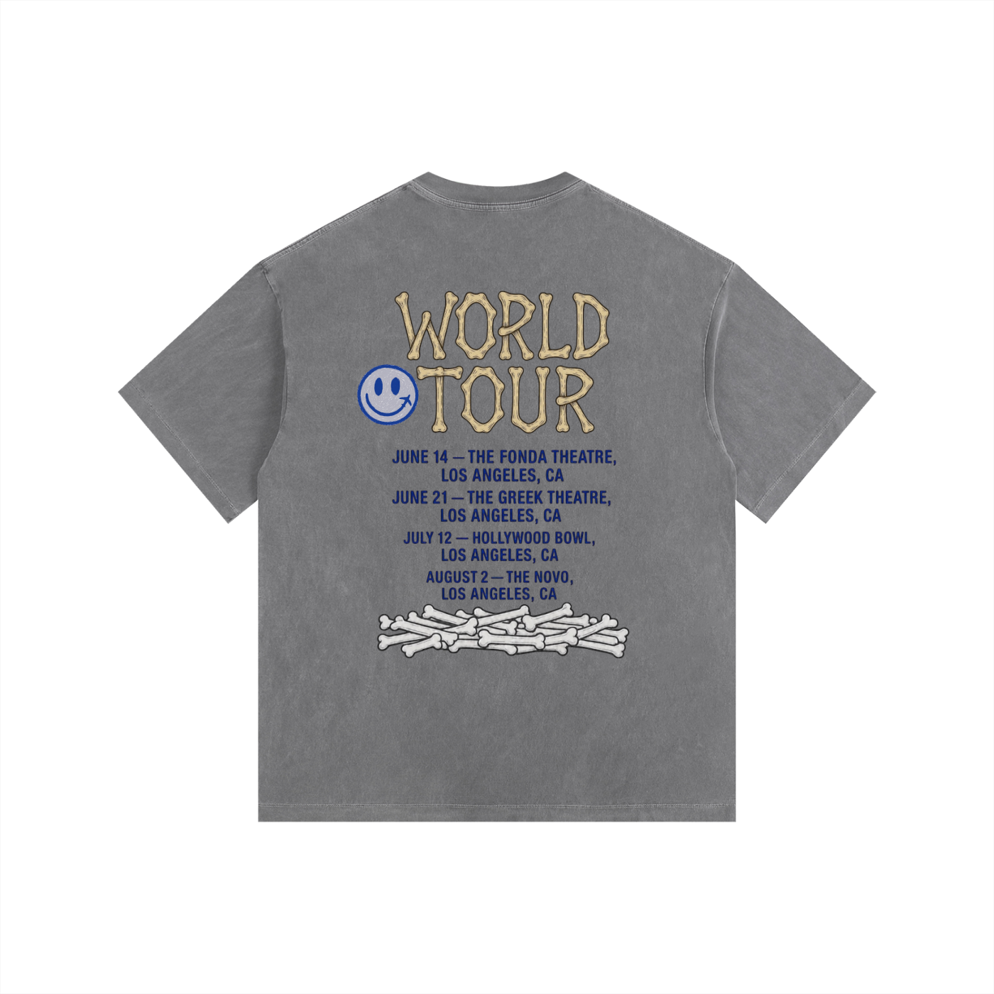Vintage Washed Oversized Cotton T-Shirt