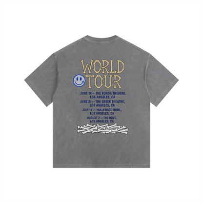 Vintage Washed Oversized Cotton T-Shirt