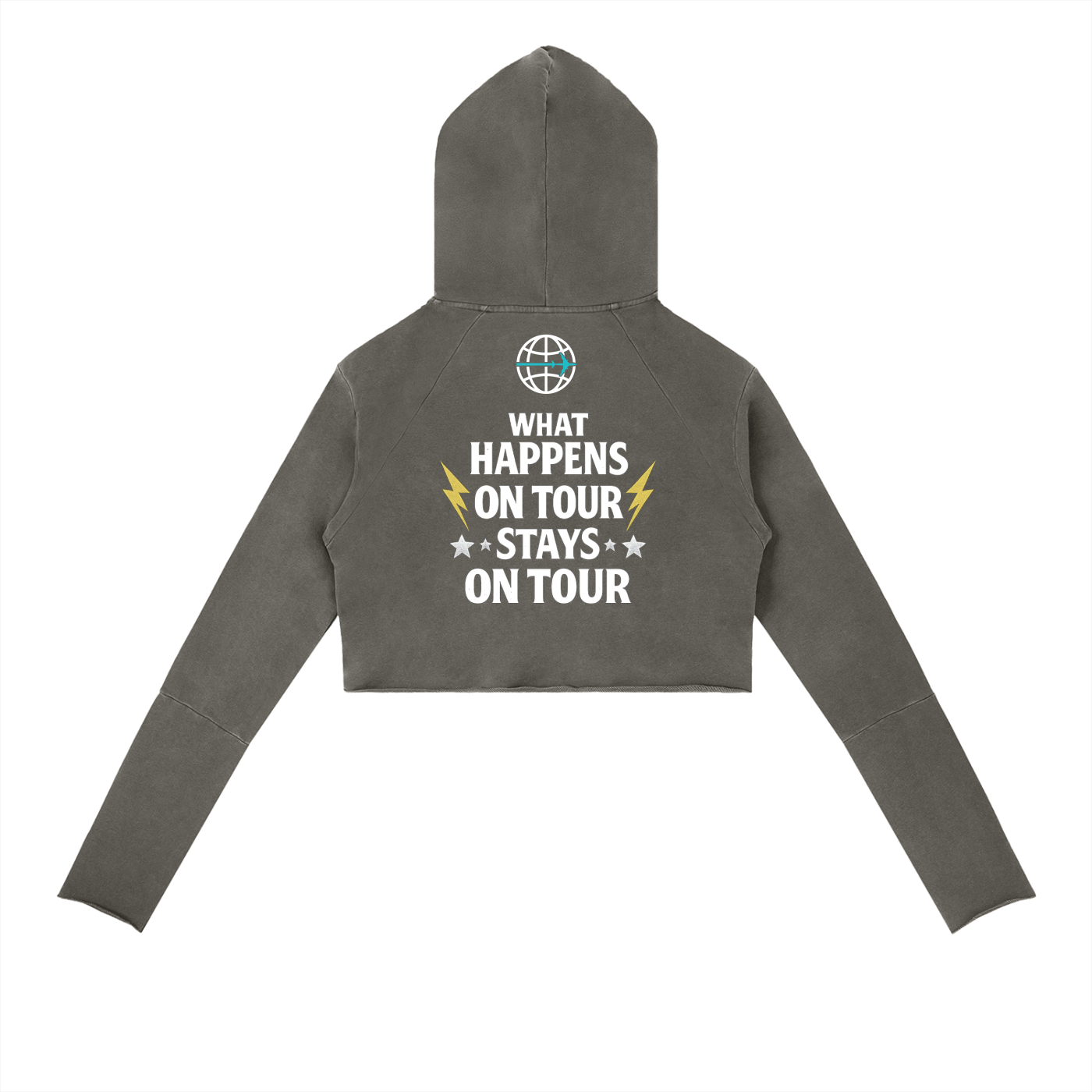 Vintage Washed Raw Edge Hoodie