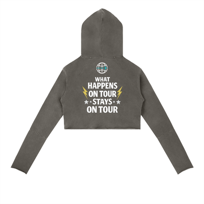 Vintage Washed Raw Edge Hoodie