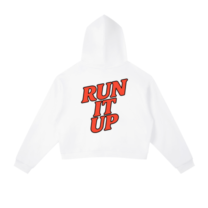 Girls Run The World Cropped Hoodie