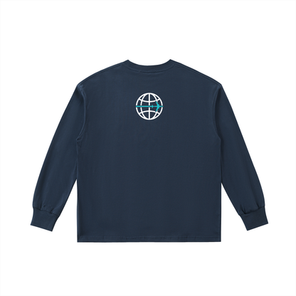 Kids' Globe Cotton Long-Sleeve Tee