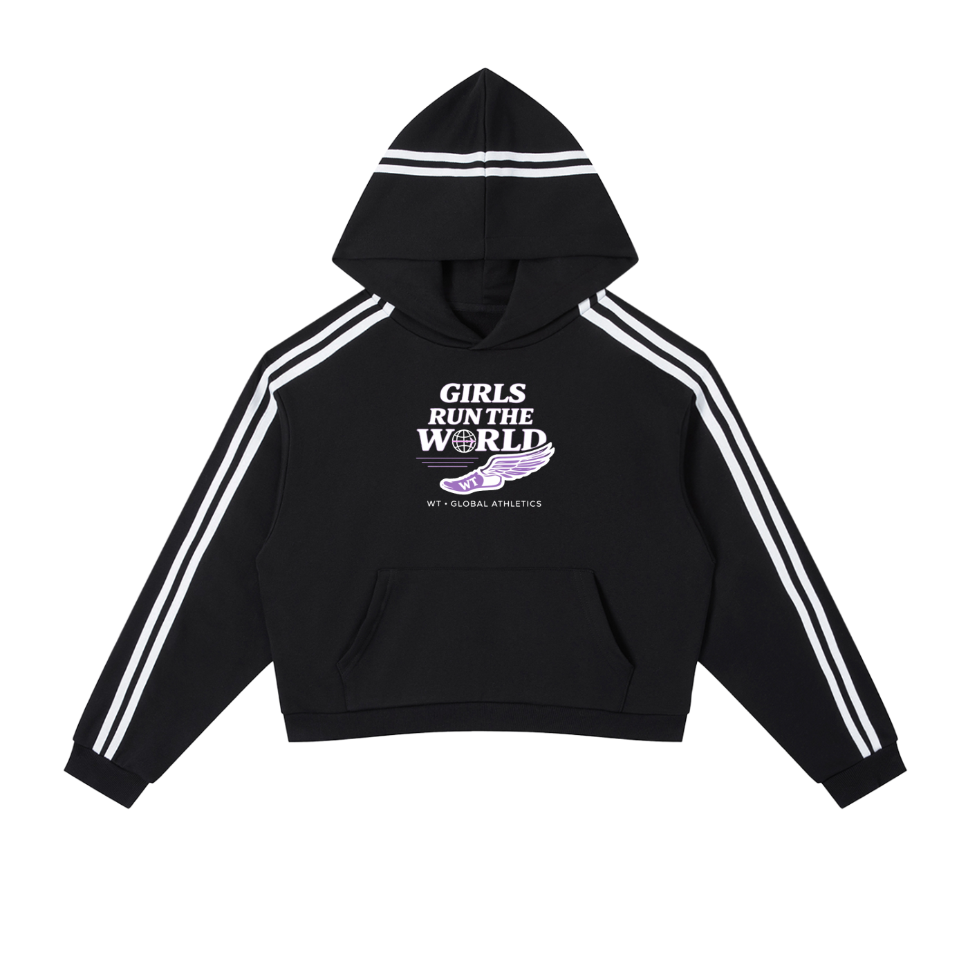 Girls Run The World Cropped Hoodie