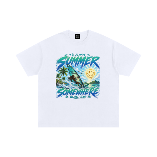 It’s Always Summer Somewhere Cotton T-Shirt