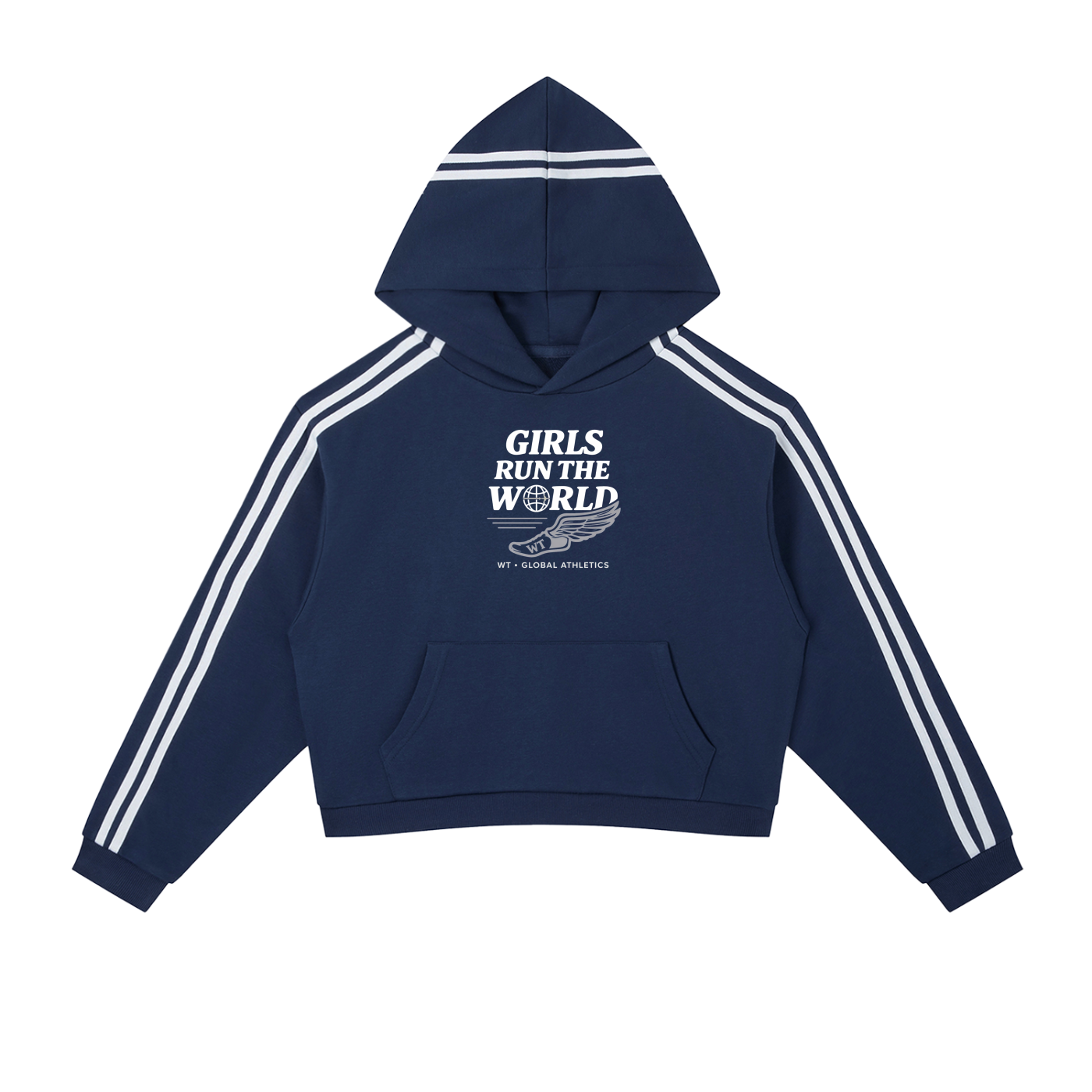 Girls Run The World Cropped Hoodie