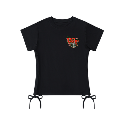 Roses Drawstring T-Shirt