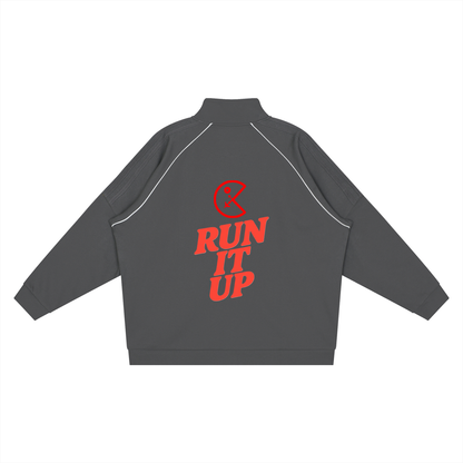 Run It Up Reflection Striped Jacket