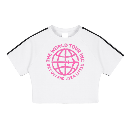 Taped Cooling Performance Crop Top