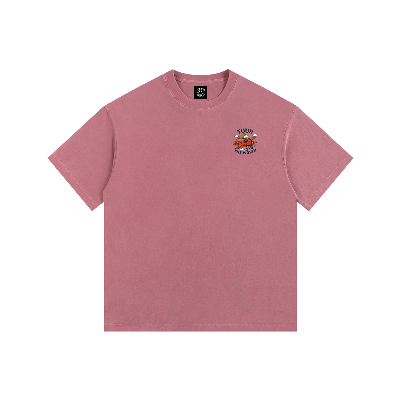 Vintage Washed Oversized Cotton T-Shirt