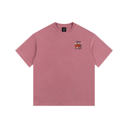 Vintage Washed Oversized Cotton T-Shirt