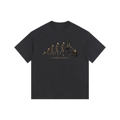 Guitar smash Vintage Washed Oversized Cotton T-Shirt