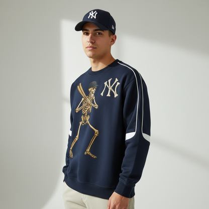 Bones NY Tour Oversized Crewneck Sweatshirt