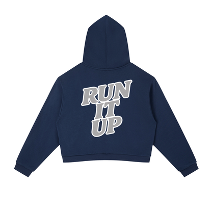 Girls Run The World Cropped Hoodie