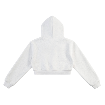Ms Stac-Man  Cropped Hoodie