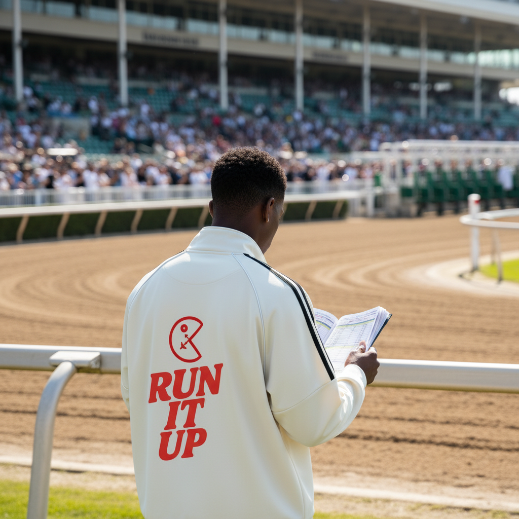 Run It Up Reflection Striped Jacket