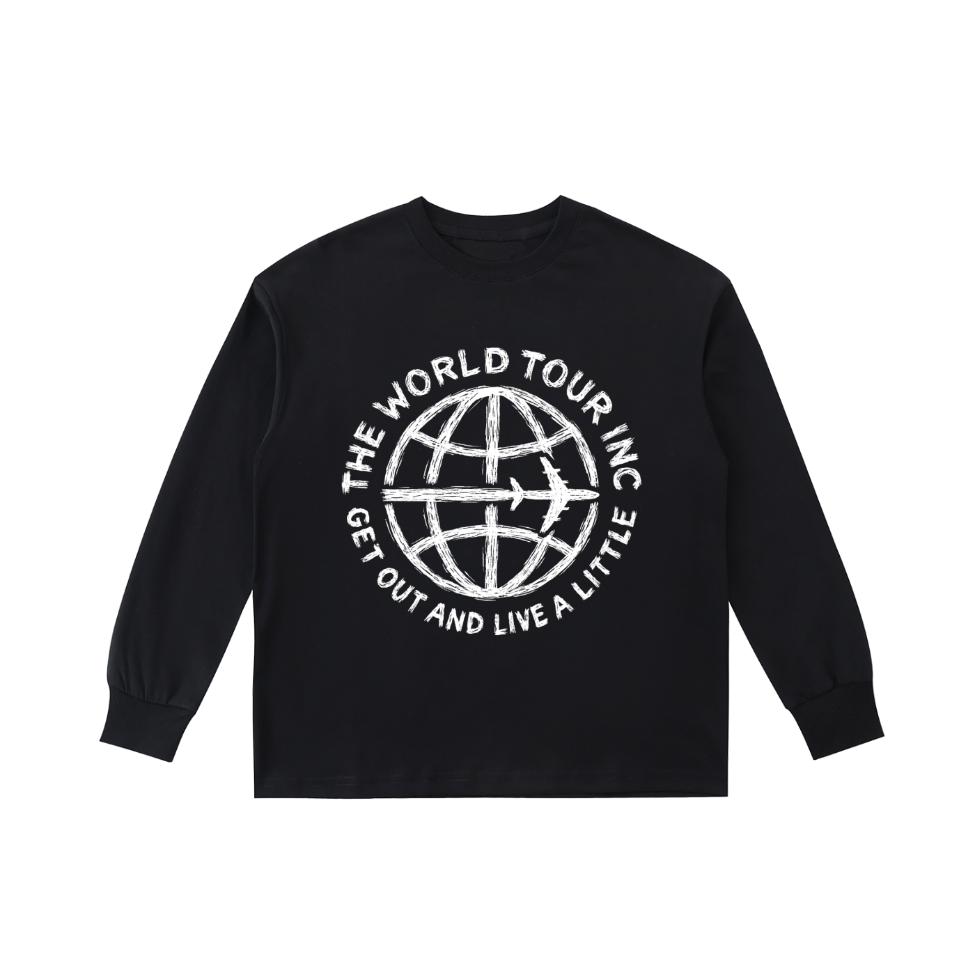 Kids' Globe Cotton Long-Sleeve Tee