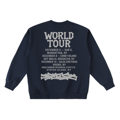 Bones NY Tour Oversized Crewneck Sweatshirt