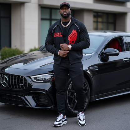 Run It Up Reflection Striped Jacket